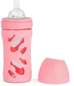 TWISTSHAKE, TWISTSHAKE Glasflasche Anti-Kolik 260 ml in pastell pink