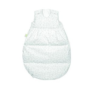 Odenwälder, Odenwälder Daunen-Schlafsack THERMO-NEST® WHITE BLÄTTER in grey in Gr. 110, Odenwälder Daunen-Schlafsack Thermo-Nest Blättchen