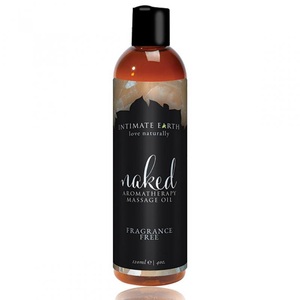 Intimate Earth, Massageöl Naked - 120 ml