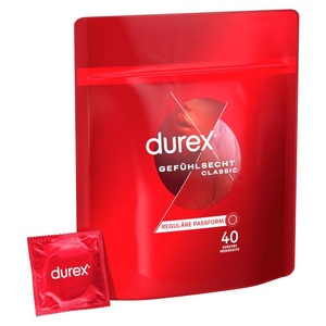 Durex, Durex Gefühlsecht Kondome - 40 Kondome