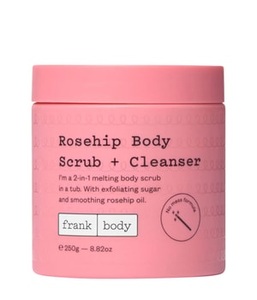 frank body, Frank Body Rosehip Body Scrub + Cleanser Körperpeeling 250 g