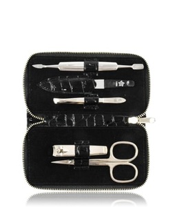 Pfeilring, Pfeilring Basic schwarzes Krokoleder Maniküre-Set 1 Stk