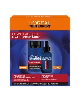 L´Oréal Men Expert, L'Oréal Men Expert Power Age Set Hyaluronsäure Gesichtspflegeset 1 Stk