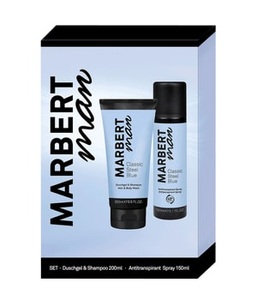 Marbert, Marbert Man Classic Steel Blue Antitranspirant & Duschgel Körperpflegeset 1 Stk