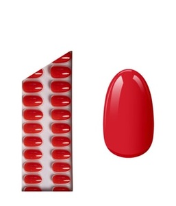 Miss Sophie, Miss Sophie Press On Nails Lipstick Red Press On Nails Short Round Kunstnägel 1 x 32 Stk
