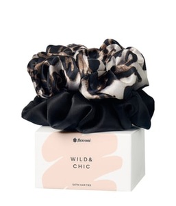 flaconi Collection, flaconi Collection Satin Scrunchie DUO Haargummi 2 Stk