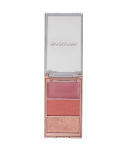 Revolution, REVOLUTION Blush Icon Palette Rouge Palette 3 g Aura Points Rose