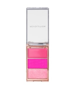 Revolution, REVOLUTION Blush Icon Palette Rouge Palette 3 g Hot Pink Flag