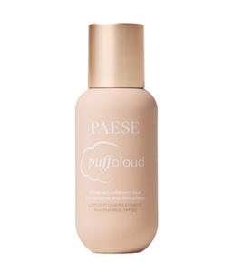 Paese Cosmetics, Paese Cosmetics Puff Cloud Foundation with Blur Effect Flüssige Foundation 37 ml Nr. 03 - Sand Beige