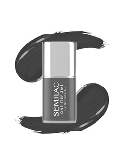 Semilac, Semilac One Step 3in1 UV Gel Polish Gel Nagellack 7 ml S190 The Black