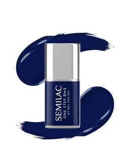 Semilac, Semilac One Step 3in1 UV Gel Polish Gel Nagellack 7 ml S890 Midnight Blue