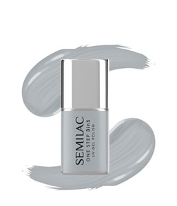 Semilac, Semilac One Step 3in1 UV Gel Polish Gel Nagellack 7 ml S120 Light Grey