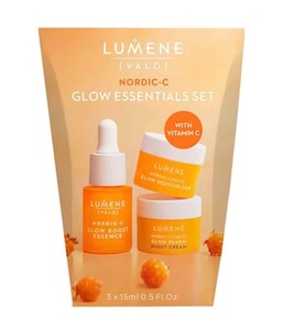 LUMENE, Lumene Nordic-C [Valo] Glow Essentials Set Gesichtspflegeset 3 x 15 ml