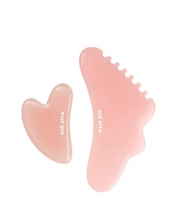 Zoë ayla, Zoë Ayla Body and Face Gua Sha Set Gesicht Roll-On 2 Stk
