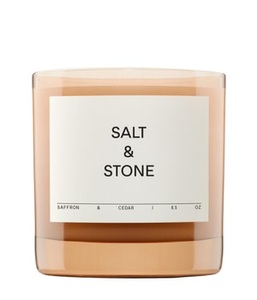 Salt & Stone, SALT & STONE Safron & Cedar Candle Duftkerze 240 g