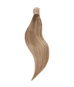 Rapunzel of Sweden, Rapunzel of Sweden Ponytail Straight / Clip-in / Medium Volume Brown Ash Blonde Balayage B5.1/7.3 50 cm Haarverlängerung 90 g