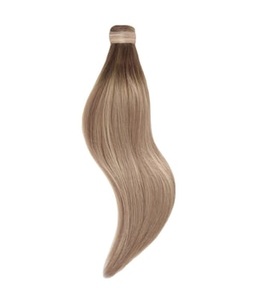 Rapunzel of Sweden, Rapunzel of Sweden Ponytail Straight / Clip-in / Medium Volume Dark Ashy Blonde Balayage B2.6/10.7 40 cm Haarverlängerung 80 g