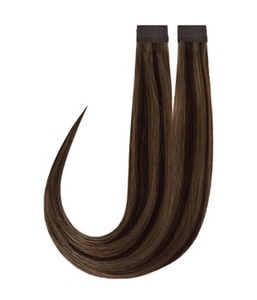 Rapunzel of Sweden, Rapunzel of Sweden Premium Tape Extensions Straight / Classic Tape 4 cm / 8 pieces M2.3/5.0 Chocolate Mix 40 cm Haarverlängerung 18 g