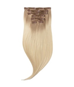 Rapunzel of Sweden, Rapunzel of Sweden Classic Clip-ins Straight / Medium Volume / 7 pieces Cool Platinum Blonde Balayage B7.3/10.10 40 cm Haarverlängerung 100 g