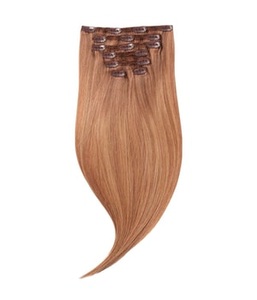 Rapunzel of Sweden, Rapunzel of Sweden Classic Clip-ins Straight / Medium Volume / 7 pieces Sunset Red ColorMelt C6.7/6.3 50 cm Haarverlängerung 110 g