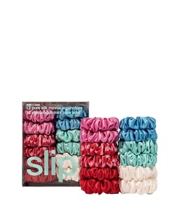 Slip, Slip Pure Silk Minnie Scrunchies - Sundown Haargummi 12 Stk