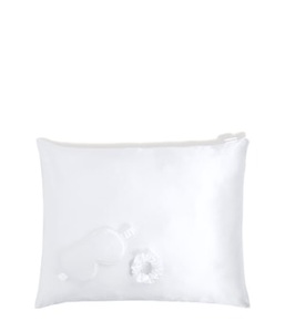 Dore & Rose, Dore & Rose Premium Silk Sleep Bundle 51x96 White Haarpflegeset 3 Stk
