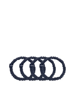 Dore & Rose, Dore & Rose Scrunchie 1 cm Set Dark Blue Haargummi 4 Stk