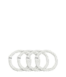 Dore & Rose, Dore & Rose Scrunchie 1 cm Set White Haargummi 4 Stk