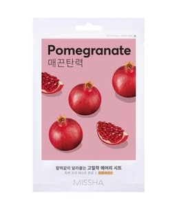 Missha, MISSHA Airy Fit Sheet Mask Pomegranate Tuchmaske 19 ml
