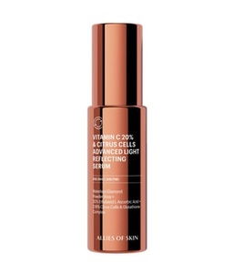 Allies of Skin, ALLIES OF SKIN Vitamin C 20% & Citrus Cells Advanced Firm + Glow Serum Gesichtsserum 30 ml