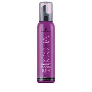 Schwarzkopf Prof., Schwarzkopf Prof. Igora Expert Mousse Beige 9.5-4 100ml, Schwarzkopf Professional Igora Expert Mousse 9,5/4 Beige - 100ml