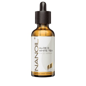 Nanoil, Nanoil Nanoil Gesichtsserum mit Aloe Vera und weissem Tee 50ml, NANOIL® Aloe & Weißer Tee Gesichtsserum