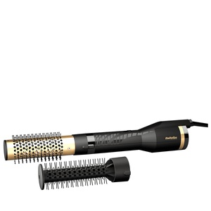 BaByliss, Babyliss As125E Multistyle Creative - Warmluftbürste (Schwarz/Gold), 