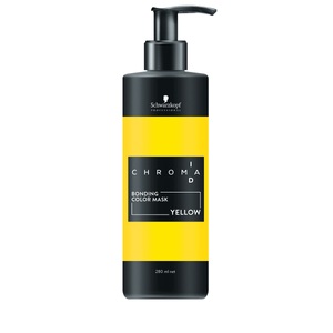 Schwarzkopf Prof., Schwarzkopf Prof. Chroma ID Intense Bonding Color Mask Yellow 280ml, Schwarzkopf Professional Chroma ID Intense Bonding Color Mask 280 ml Intense Pigment Yellow