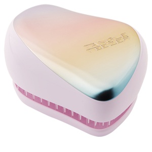 Tangle Teezer, Tangle Teezer Compact, Pearlescent Matte Chrome