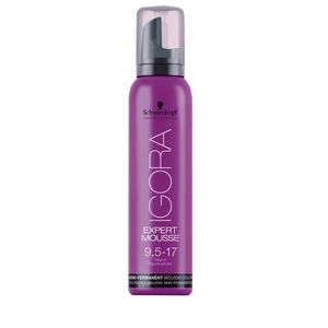 Schwarzkopf Prof., Schwarzkopf Prof. Igora Expert Mousse 9,5 -17 Anti-Grün Toning 100ml, Schwarzkopf Professional Igora Expert Mousse 9,5/17 Pfirsich - 100ml