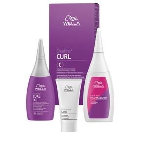 Wella, Wella Creatine+ Curl Hair Kit, Wella Professionals Permanent Styling Creatine+ CURL C Kit 1Stk.