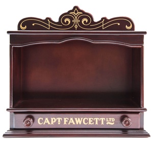 Apple, iPhone 8 / iPhone 7 Gummi Hülle Glitzer Blattgold Optik - Transparent / Pink, Captain Fawcett Wodden Cabinet (Holzdisplay)