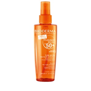 Bioderma, Bioderma - Sonnenöl Photoderm Bronz SPF50+ - 200 ml, Bioderma Photoderm BRONZ SPF 50+ Huile sèche, Wet Skin 200ml