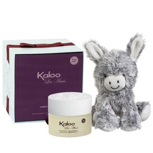 Kaloo, Kaloo Les Amis by Kaloo Eau de Senteur Spray / Room Fragrance Spray (Alcohol Free) + Free Fluffy Donkey 100 ml, Kaloo Les Amis Esel Set 100ml