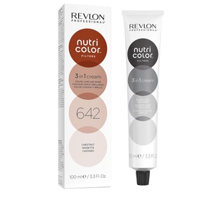 Revlon, Revlon Nutri Color Filters 642 Dunkelblond Kupfer Irisé 100ml, Nutri Color Creme - Chestnut 642