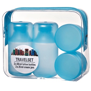 TRISA, TRISA Travel - Reiseset Blau Klein, Trisa Accessoires Reiseset blau klein