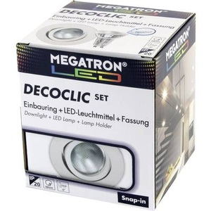 Megatron, Megatron MT75400 Einbauleuchte EEK: LED (A++ - E) LED GU10, GU5.3 6 W Weiß
