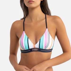 Tommy Hilfiger, Gestreiftes Bikini-Oberteil, Triangelform, Gestreiftes Bikini-Oberteil, Triangelform