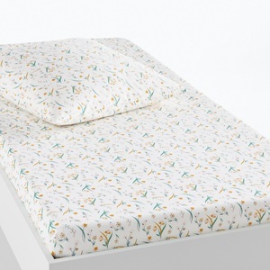 LA REDOUTE INTERIEURS, Fixleintuch Miria aus Bio-Baumwolle, Fixleintuch Miria aus Bio-Baumwolle