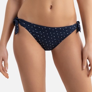 LA REDOUTE COLLECTIONS, Bikini-Slip, getupft, Schleifenbänder, Bikini-Slip, getupft, Schleifenbänder