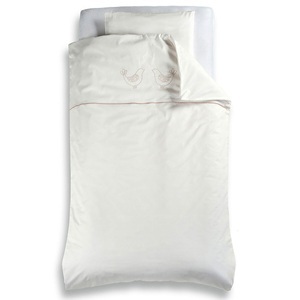 Bettdeckenbezug aus ungefärbter Bio-Baumwolle - Für Babys