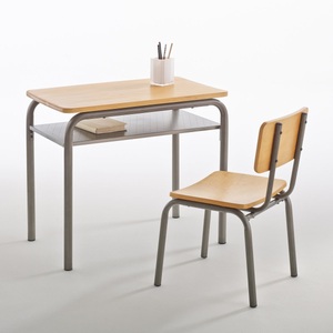 LA REDOUTE INTERIEURS, Schreibtisch und Stuhl ''Buton'' im Vintage-Style, 