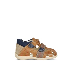 GEOX, Atmungsaktive Sandalen Kaytan, Leder, GEOX Baby Jungen Sandalen Kaytan Boy B karamell