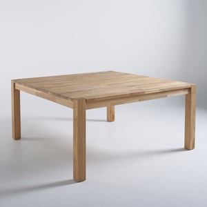 LA REDOUTE INTERIEURS, Quadratischer Tisch ''Adelita'', Eiche massiv, 8 Pers., La Redoute Intérieurs - Esstisch Adelita für 8 Pers., 8P, Braun